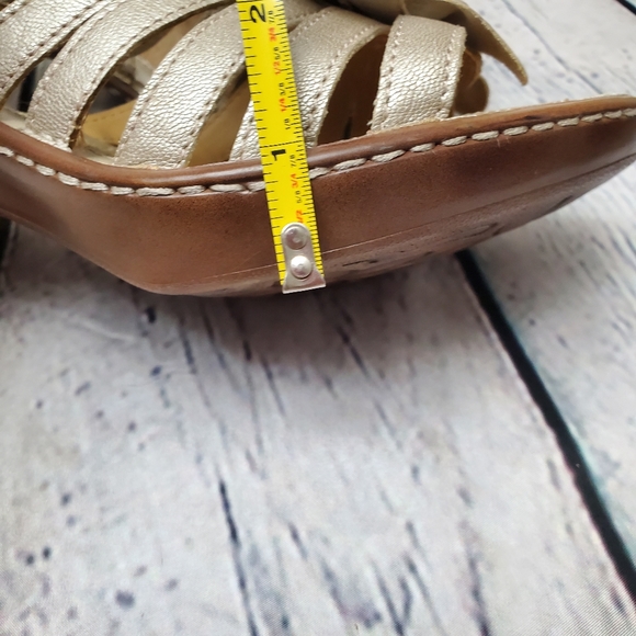 GORGEOUS ✨ BØC Shimmer Flower Sandals 10.5-11, Seriously NEARLY NEW - Picture 8 of 10